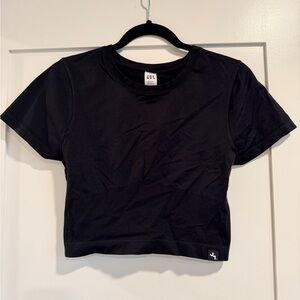 JoyLab Black Crop Top